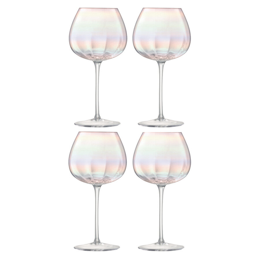 Набор бокалов LSA Pearl Red Wine Glass PE03, 460 мл, 4 шт., перламутровый LSA INTERNATIONAL - фото №1