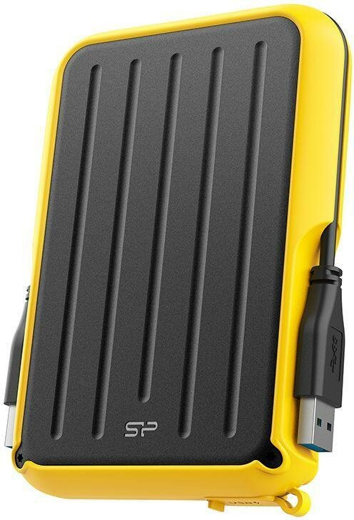 Внешний жесткий диск 2.5" 4 Tb USB 3.0 Silicon Power Armor A66 желтый черный