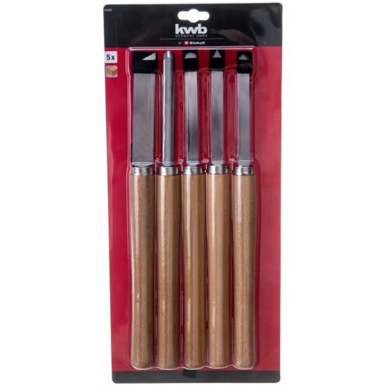 фото Набор резцов-стамесок Einhell KWB by для токарного станка