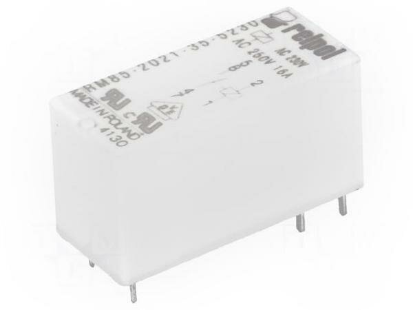 фото Реле RELPOL RM85-2021-35-5230, электромагнитное, SPST-NO, Uобмотки 230ВAC, 16 A/250ВAC, IP67, 1шт