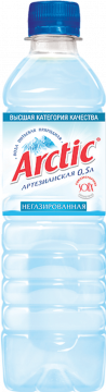 ARCTIC 0,5л./12шт. Вода природная негаз