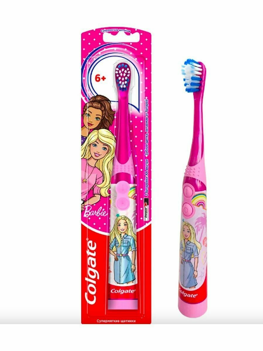 COLGATE Sonic Щетка детская электронная зубная Barbie/Batman