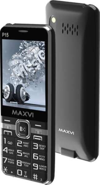 Мобильный Телефон Maxvi P15 черный .