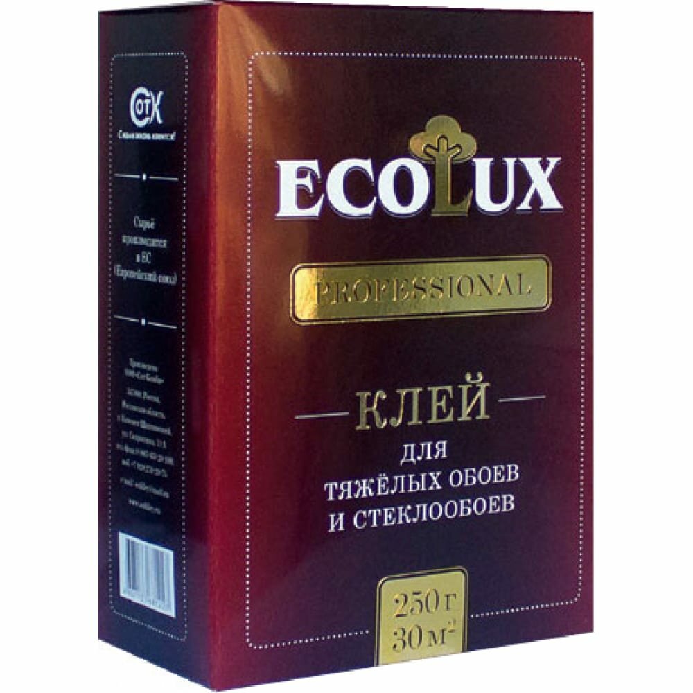 фото Клей для обоев Ecolux PROFESSIONAL Стеклообои