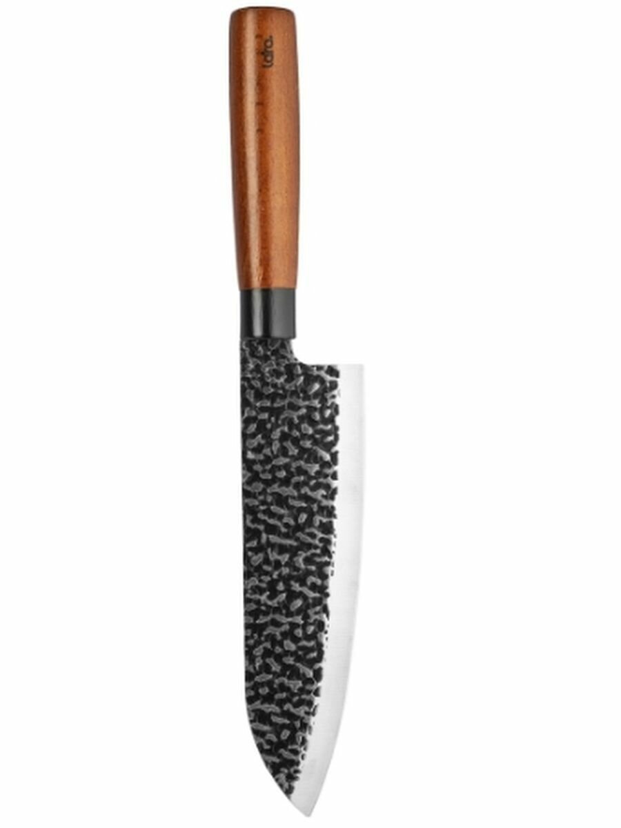 LR05-12 LARA Набор ножей 3 предмета, нож сантоку, нож универсальный , ножницы, 3CR14 - фотография № 2
