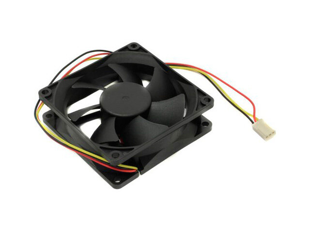  Akasa 80mm Ultra Quiet Black Case Fan AK-181BK-2B