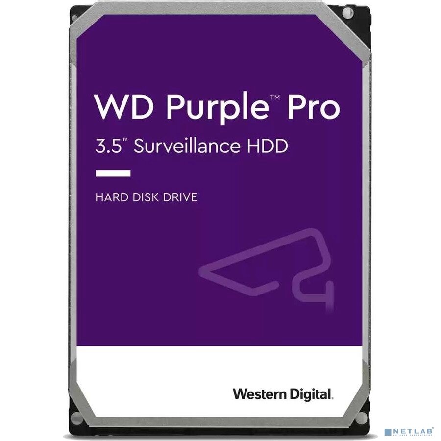 Western Digital Жесткий диск 10TB WD Purple Pro (WD101PURP) Serial ATA III, 7200- rpm, 256Mb, 3.5"