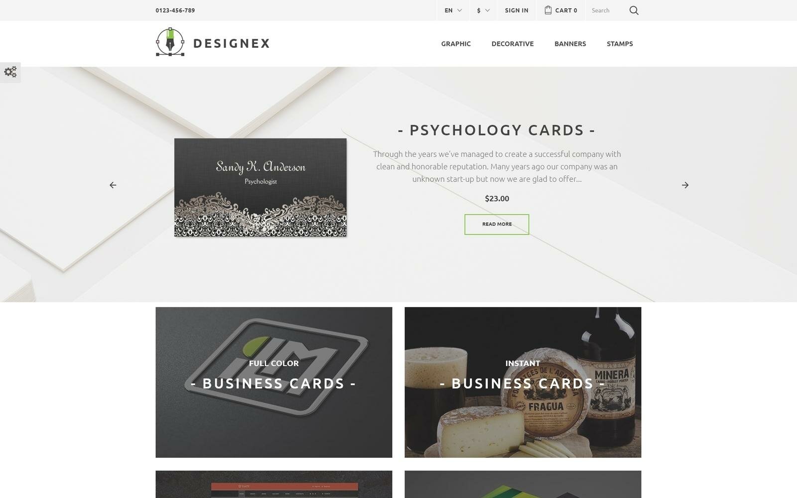 Designex - Corporate design Тема PrestaShop