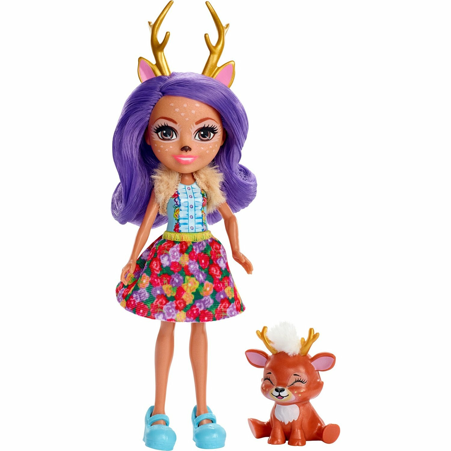 Игрушка Mattel Enchantimals Кукла Данесса Оления с питомцем FХМ75