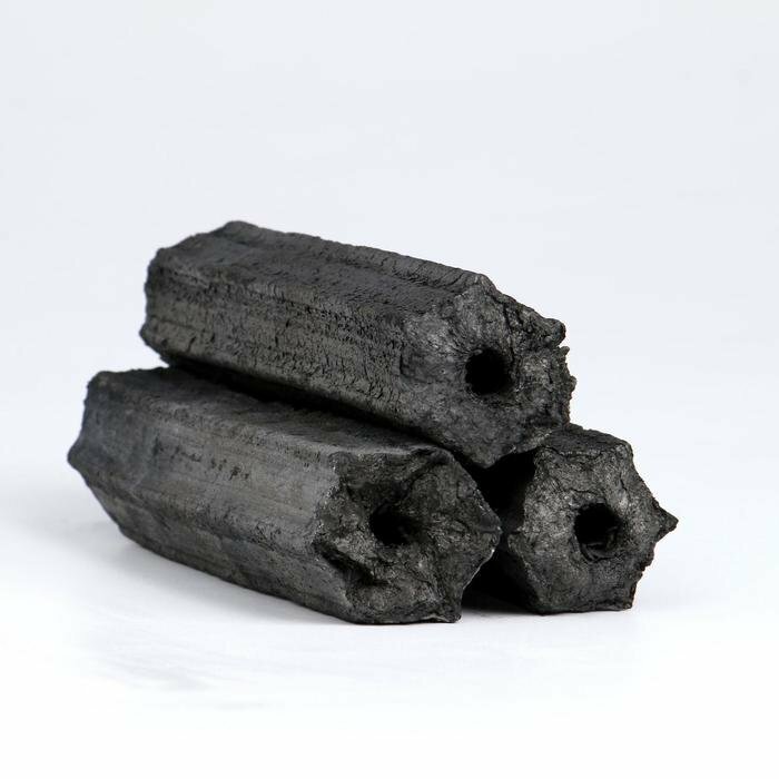 Уголь древесный брикетированный 3 кг короб (комплект из 2 )