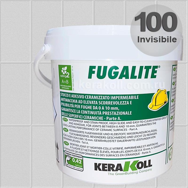 Kerakoll Fugalite Eco 100 Neutro 3kg эпоксидная затирка для швов