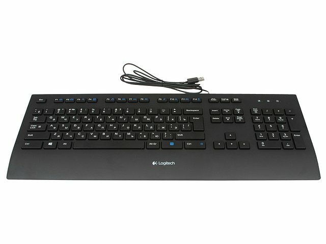 Клавиатура Logitech Клавиатура Logitech k280e Comfort Keyboard, 102+1кн., водостойкая, черный (USB) (ret)
