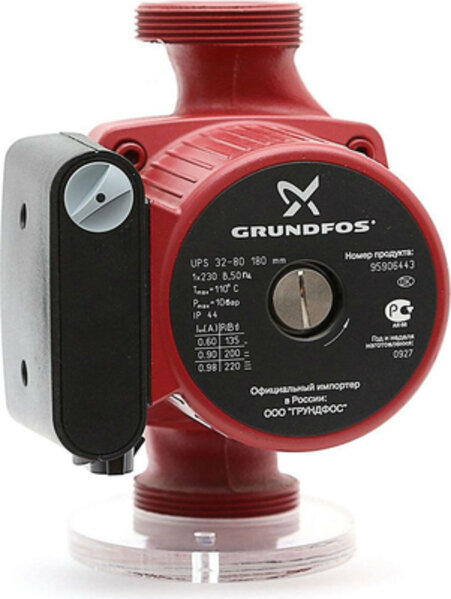 Циркуляционный насос UPS 32-80 GRUNDFOS 95906443 .