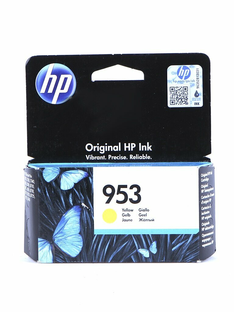 Картридж HP 953 F6U14AE Yellow