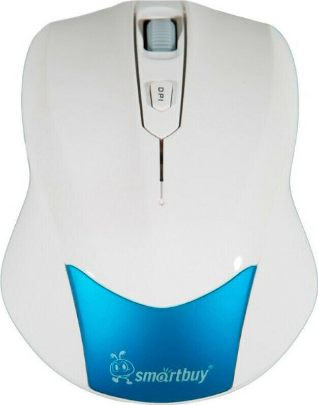 Мышь Мышь компьютерная Smartbuy 356AG (SBM-356AG-BW) белая/голубая