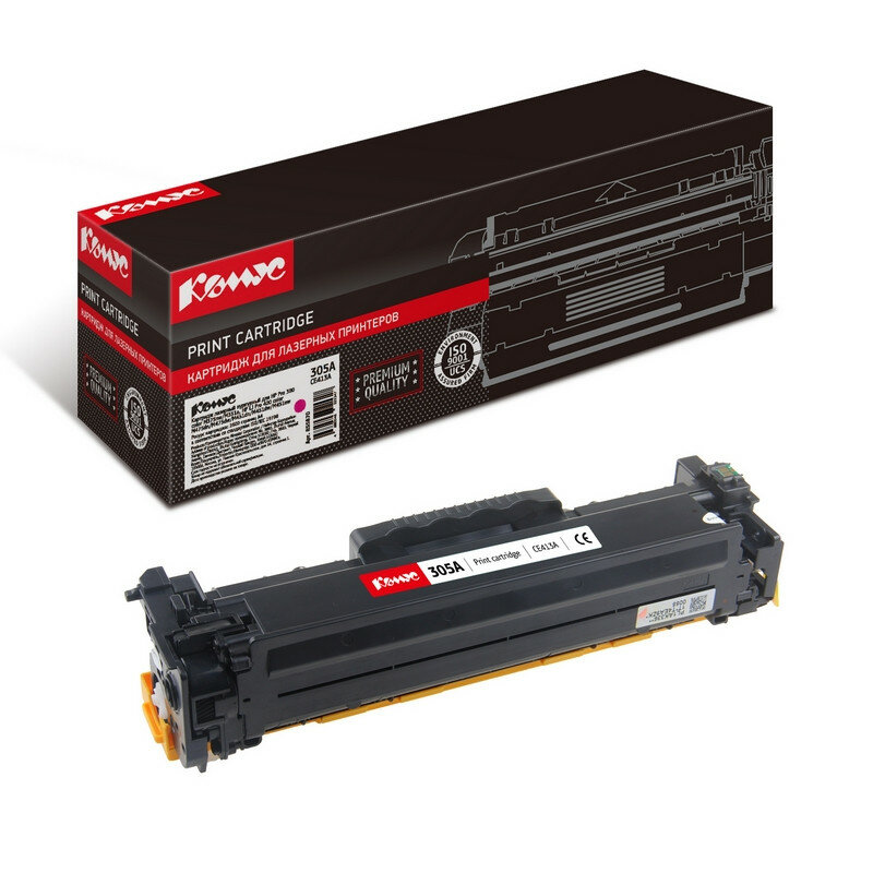 Картридж лазерный Комус 305A CE413A пур. для HP LJ300 colorM375nw 855870