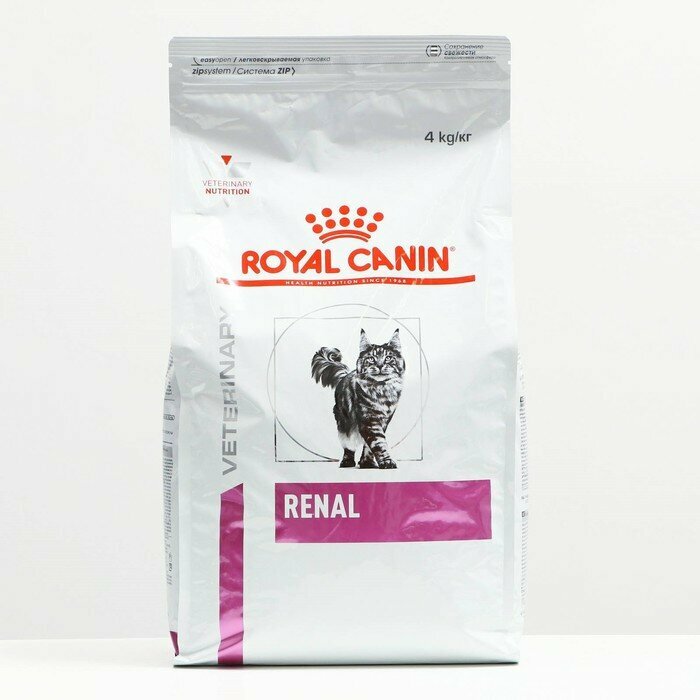 Royal Canin Сухой корм RC Renal для кошек, 4 кг - фотография № 1