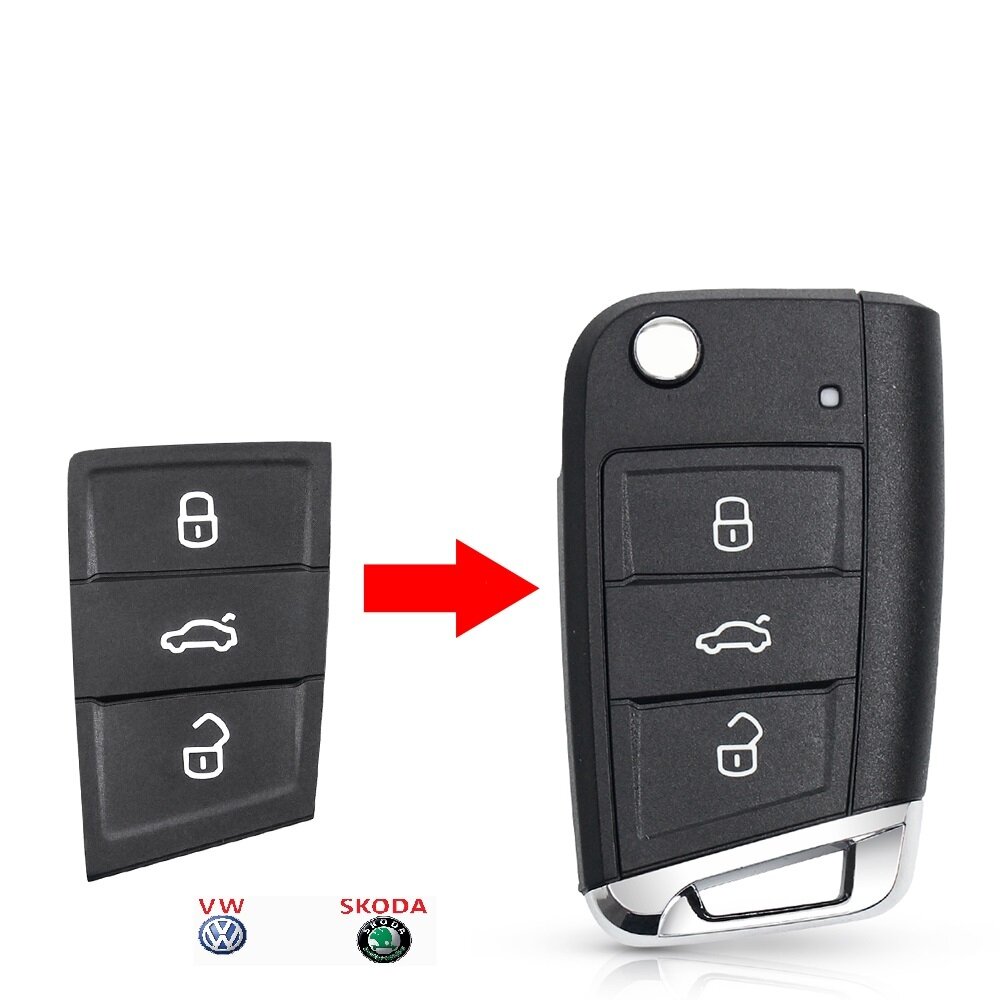 Кнопки для ключа Volkswagen /кнопки ключа зажигания Volkswagen /кнопки выкидного ключа/3 кнопки