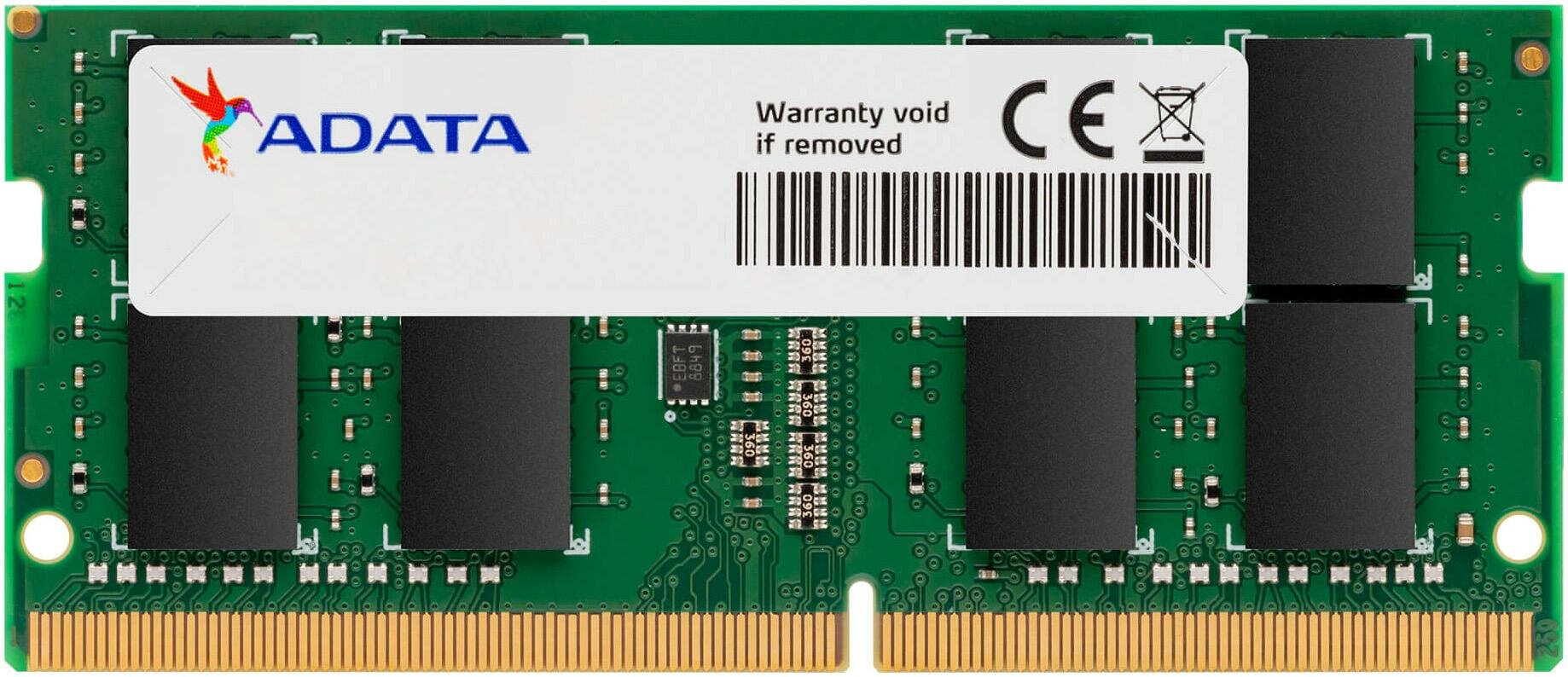 Оперативная память для ноутбука A-Data AD4S32008G22-SGN SO-DIMM 8Gb DDR4 3200 MHz AD4S32008G22-SGN