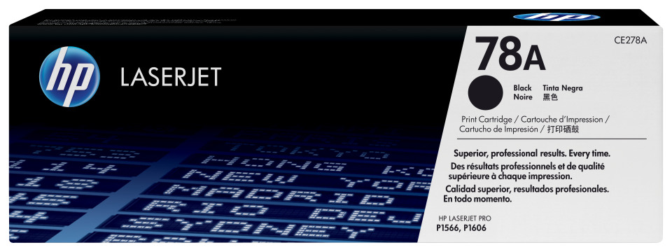 Картридж для печати HP Картридж HP 78A CE278A вид печати лазерный, цвет Черный, емкость
