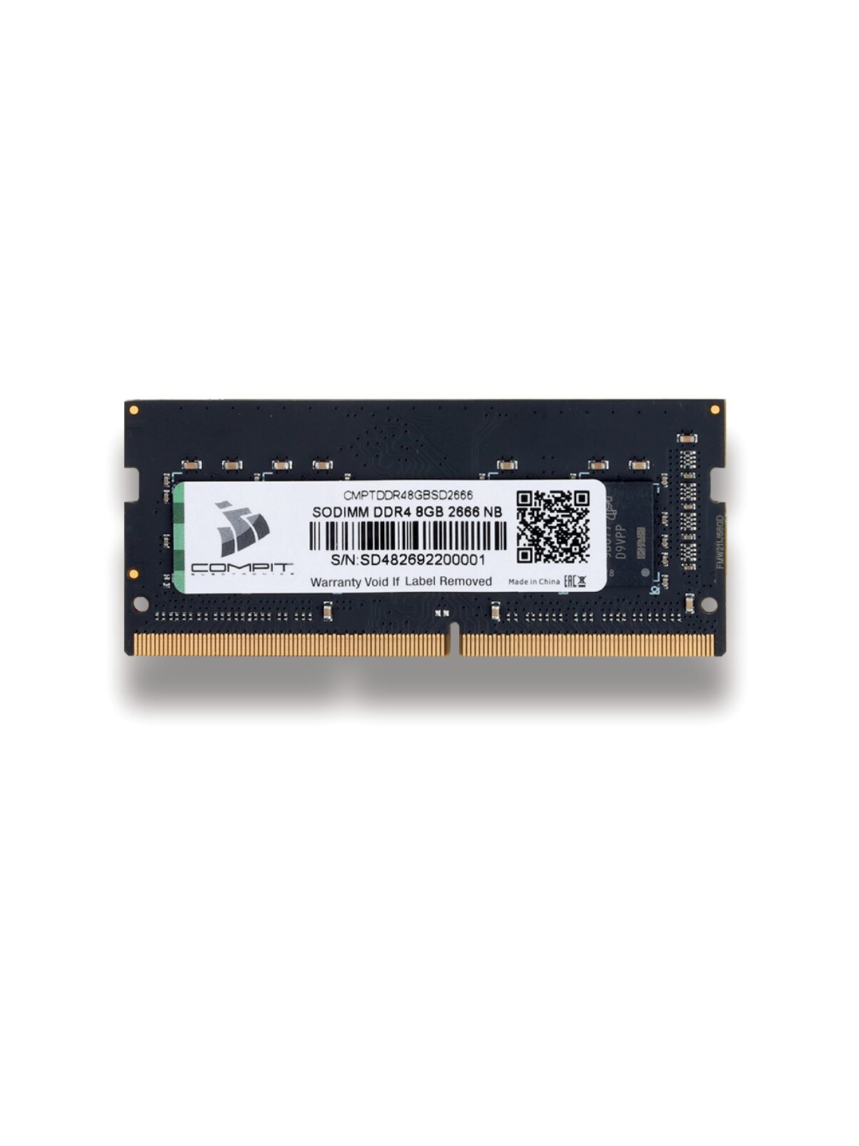 Модуль оперативной памяти Compit CMPTDDR48GBSD2666 DDR4 8GB SODIMM 2666MHz 260Pin 1.2V