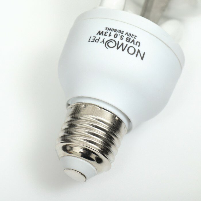 NOMOy Pet Лампа для террариума UVB 5.0 NomoyPet, 13 Вт, цоколь Е27 - фотография № 2