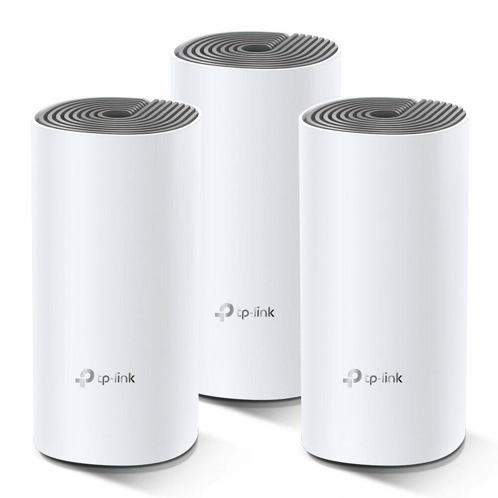 Точка доступа TP-Link DECO E4 Deco E4(3-pack)/2.4 GHz,5 GHz a/n/ac,b/g/n/Поддержка PoE