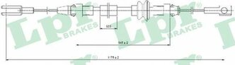 Трос стояночного тормоза Renault Master II 98>10 Opel Movano/Movano Combi 98>01 Nissan Interstar 02>11 LPR C0368B