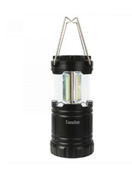 Camelion LED5632 фонарь для кемпинга 3XR03, черный, 3X COB Led .