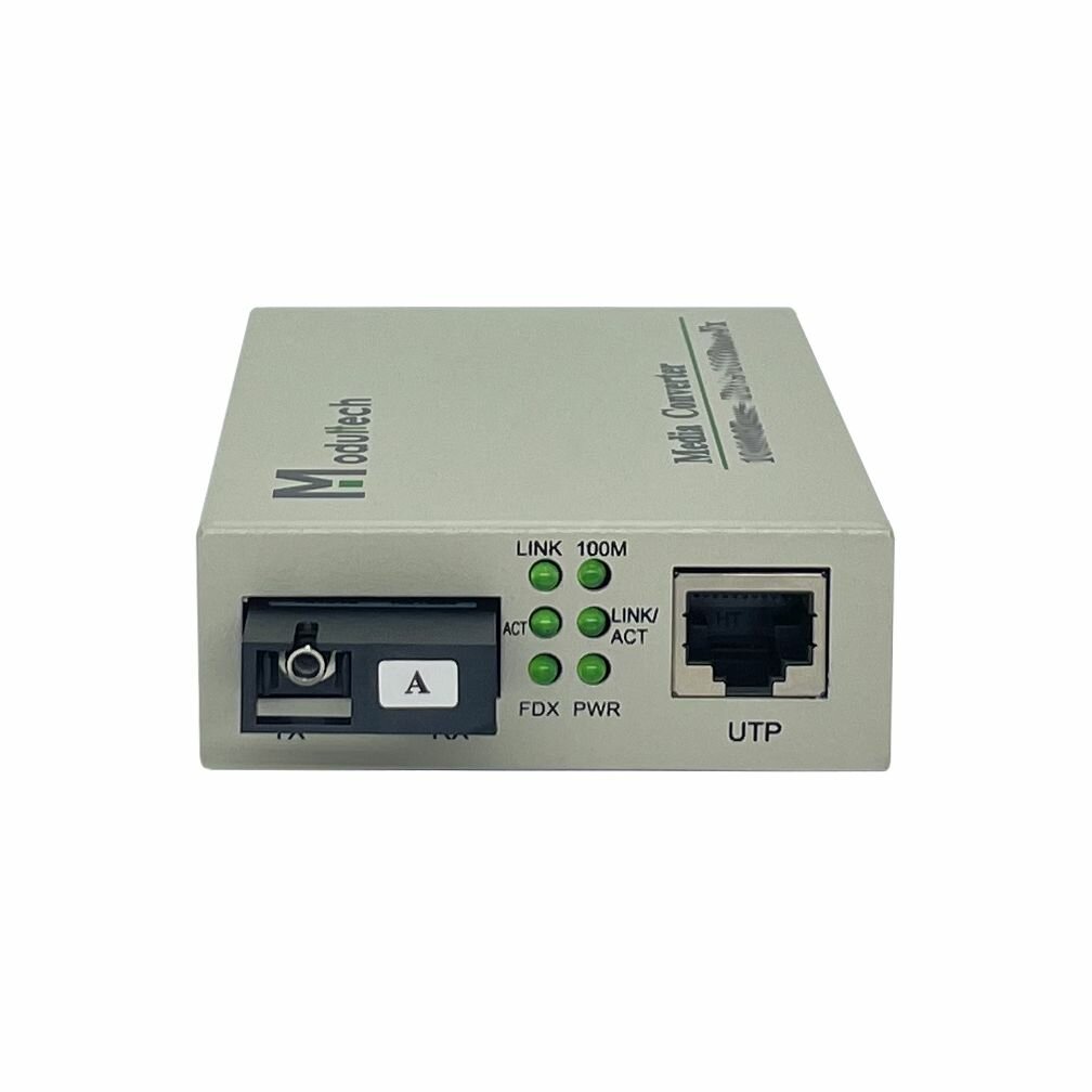 Медиаконвертер WDM 40 км 10/100/1000 Base-T – 1000 Base-FX Tx:1310/Rx:1550 RJ-45 SC