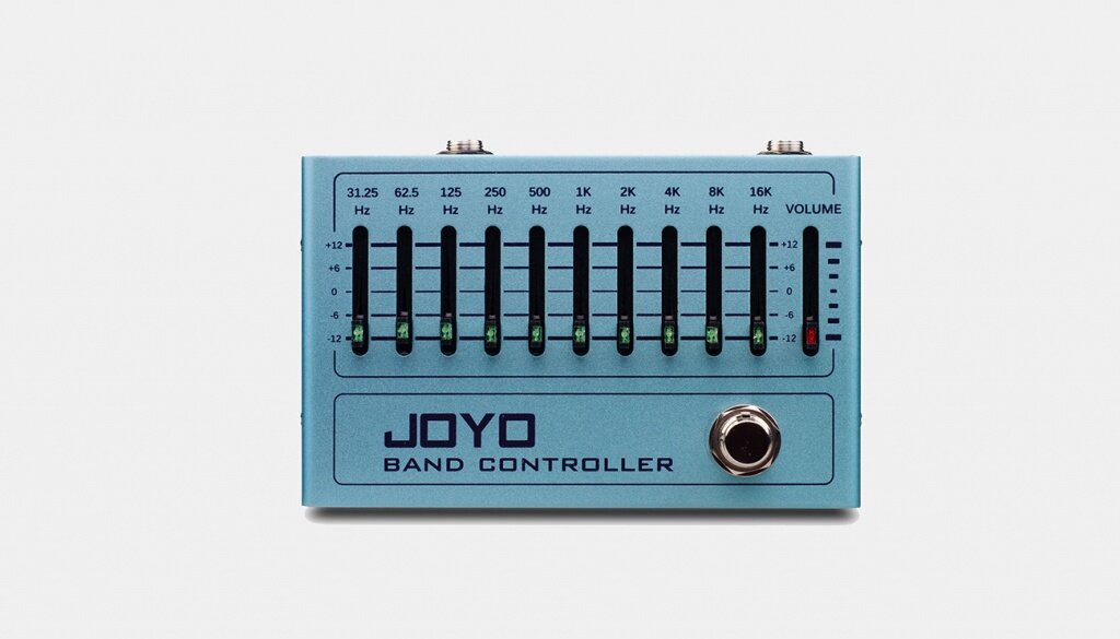 JOYO R-12 педаль эффектов для электрогитары 10-полосный графический эквалайзер