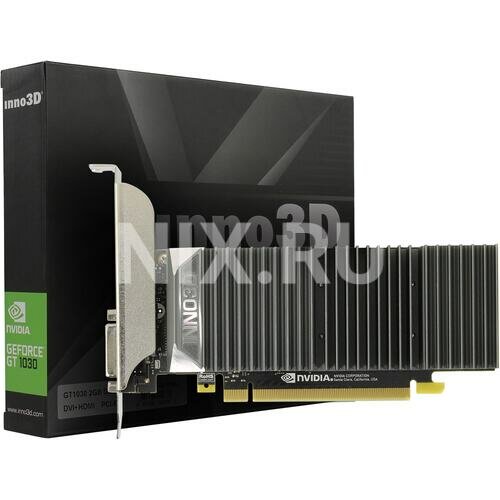 Видеокарта INNO3D nVidia GT 1030 1227МГц 2048МБ 6000МГц 64бит RTL [N1030-1SDV-E5BL]