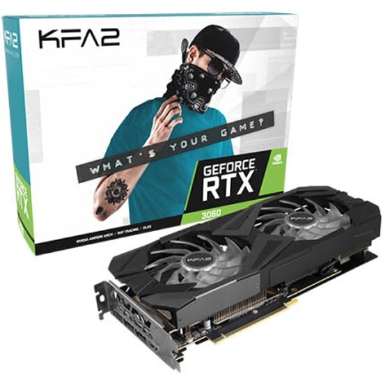 Видеокарта KFA2 GeForce RTX 3060 EX 12G