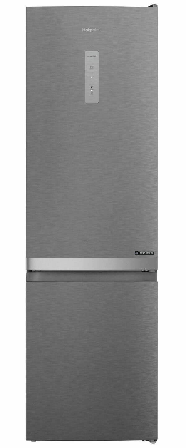 Двухкамерный холодильник Hotpoint HT 5201I MX нержавеющая сталь - фотография № 1