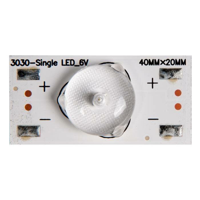 Светодиодная подсветка для телевизоров универсальная (6 В) 3030-SingleLED_6V