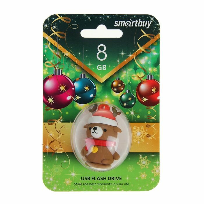 Флеш-карта UFD Smartbuy 8GB NY series Медведь Caribou (SB8GBCaribou)