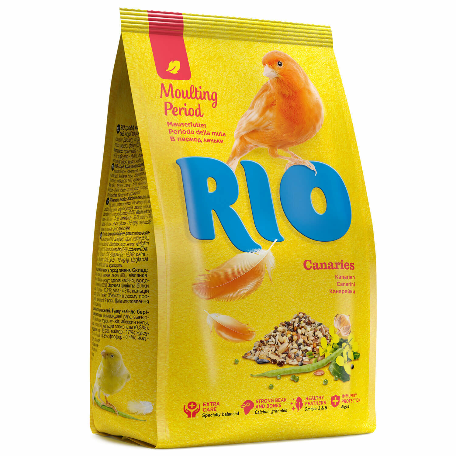 RIO Корм для канареек. Рацион в период линьки, 500 г * 10 шт