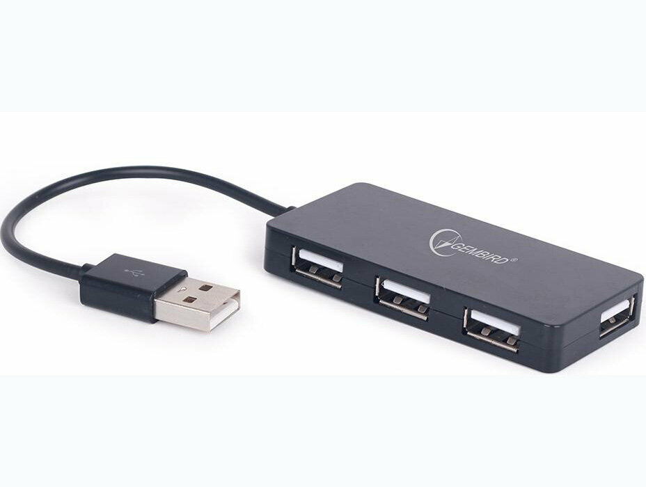 USB-концентратор Gembird UHB-U2P4-03 разъемов: 4