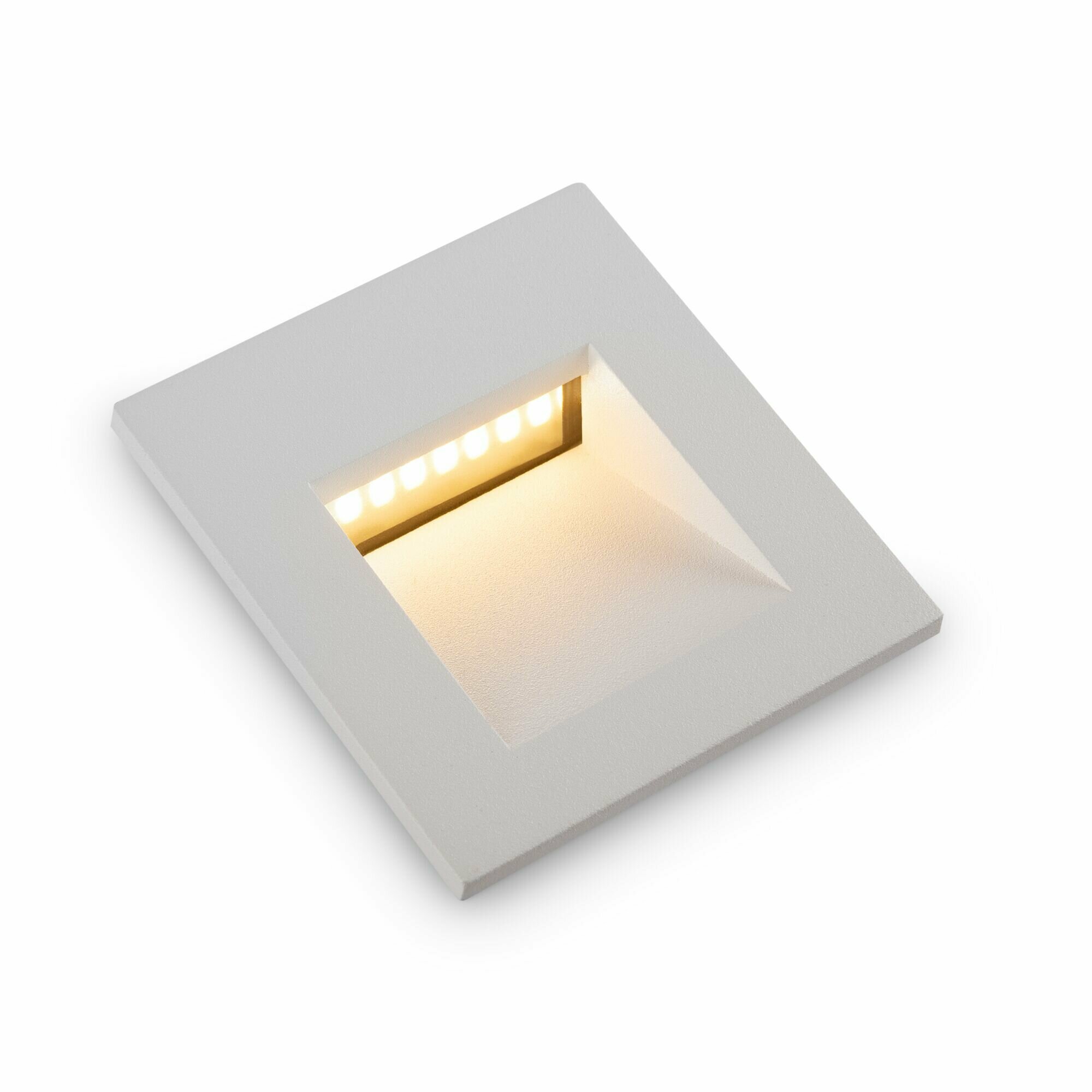 MAYTONI Встраиваемый светильник Arca O038-L3W светодиодный, 3 Вт, цвет арматуры: белый, цвет плафона белый Hoff - фото №1