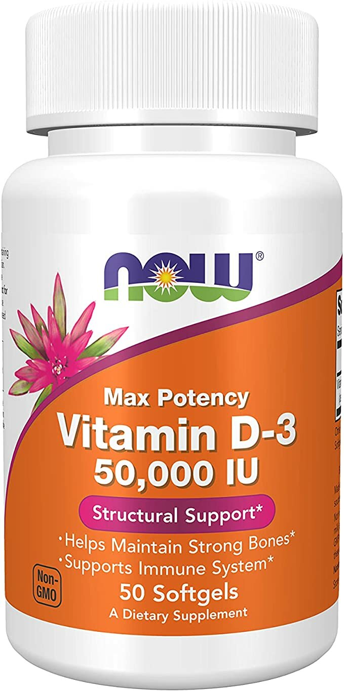Капсулы NOW Vitamin D3