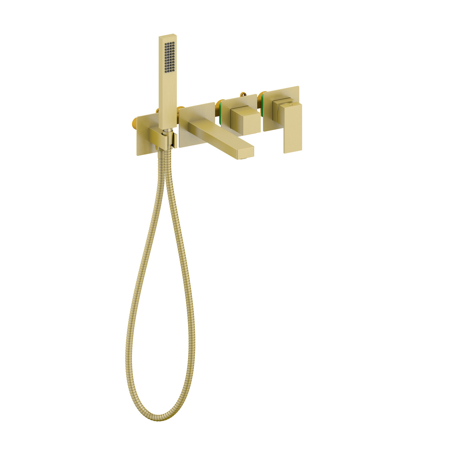 Смеситель встроенный для ванны с душем Timo Selene золото матовое 2014/17YSM