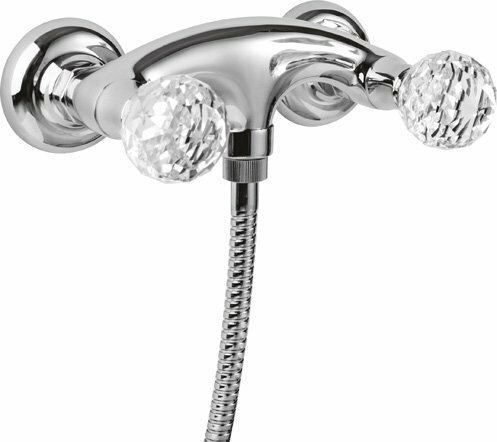 Смеситель для душа Cezares ATLANTIS-DS-01-Sw хром/ручки Swarovski