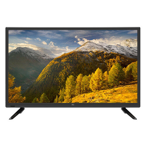 24" Телевизор BQ 24S05B, HD, черный, смарт ТВ, Android