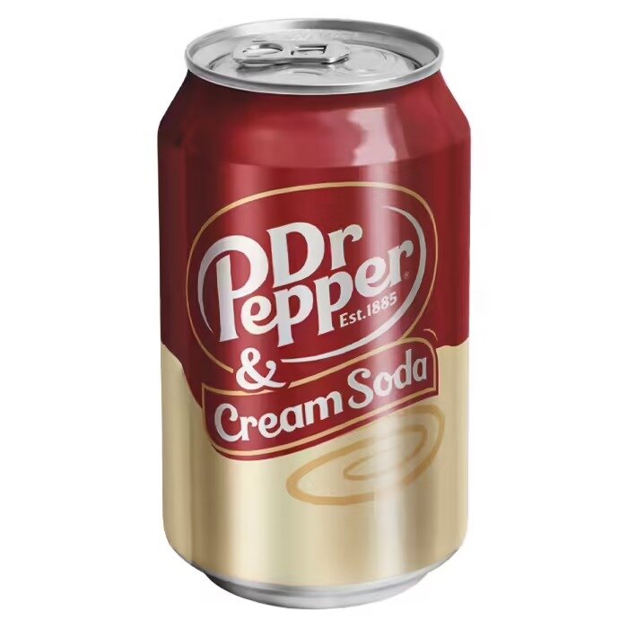 Газированный напиток Dr Pepper Cream Soda со вкусом крем сода (США), 355 мл (6 шт) - фотография № 3