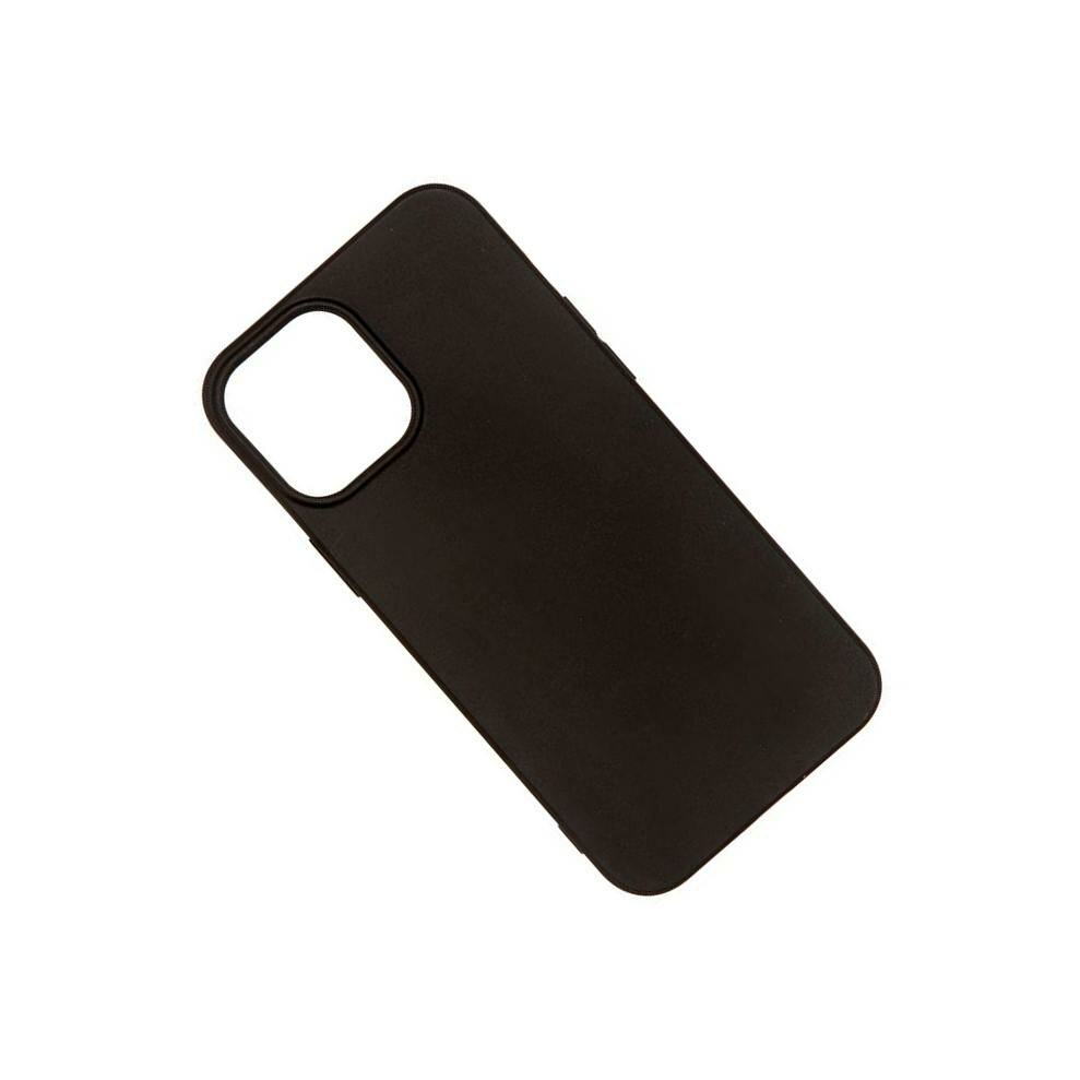 Чехол (задняя накладка) для Apple iPhone 12 Pro Max матовый силикон черный Apple iPhone 12 Pro Max