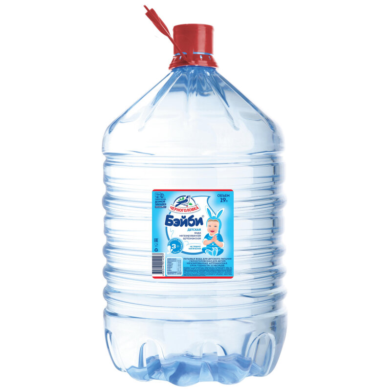Вода питьевая Черноголовка Детская Бэйби 19л (одноразовая бутыль)