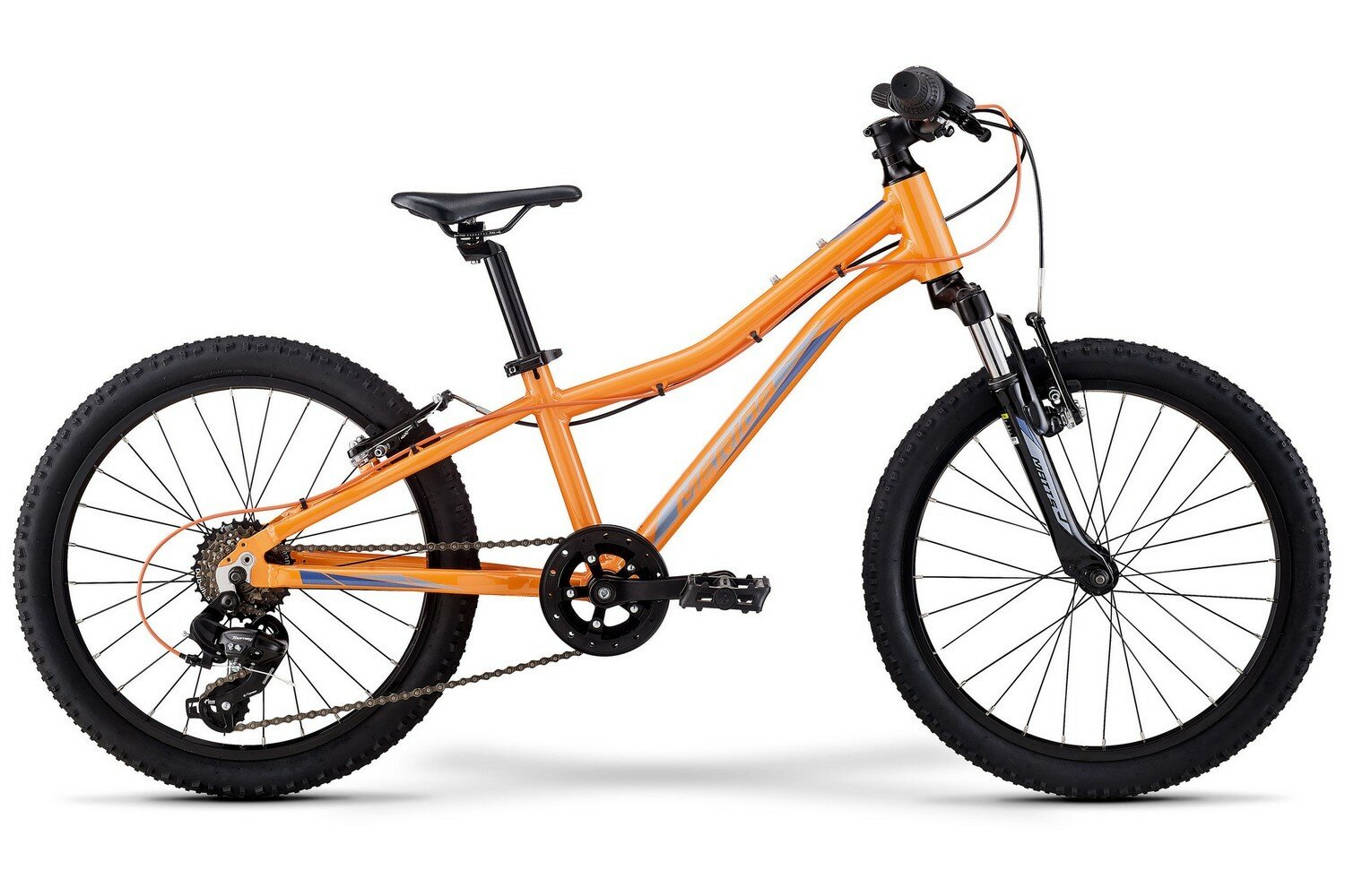 Детский велосипед Merida Matts J.20 Eco год 2022 цвет Оранжевый-Синий