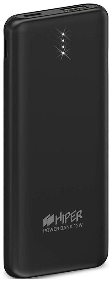 Внешний аккумулятор Hiper PSL5000 5000mAh 2.1A 2xUSB черный (PSL5000 BLACK)