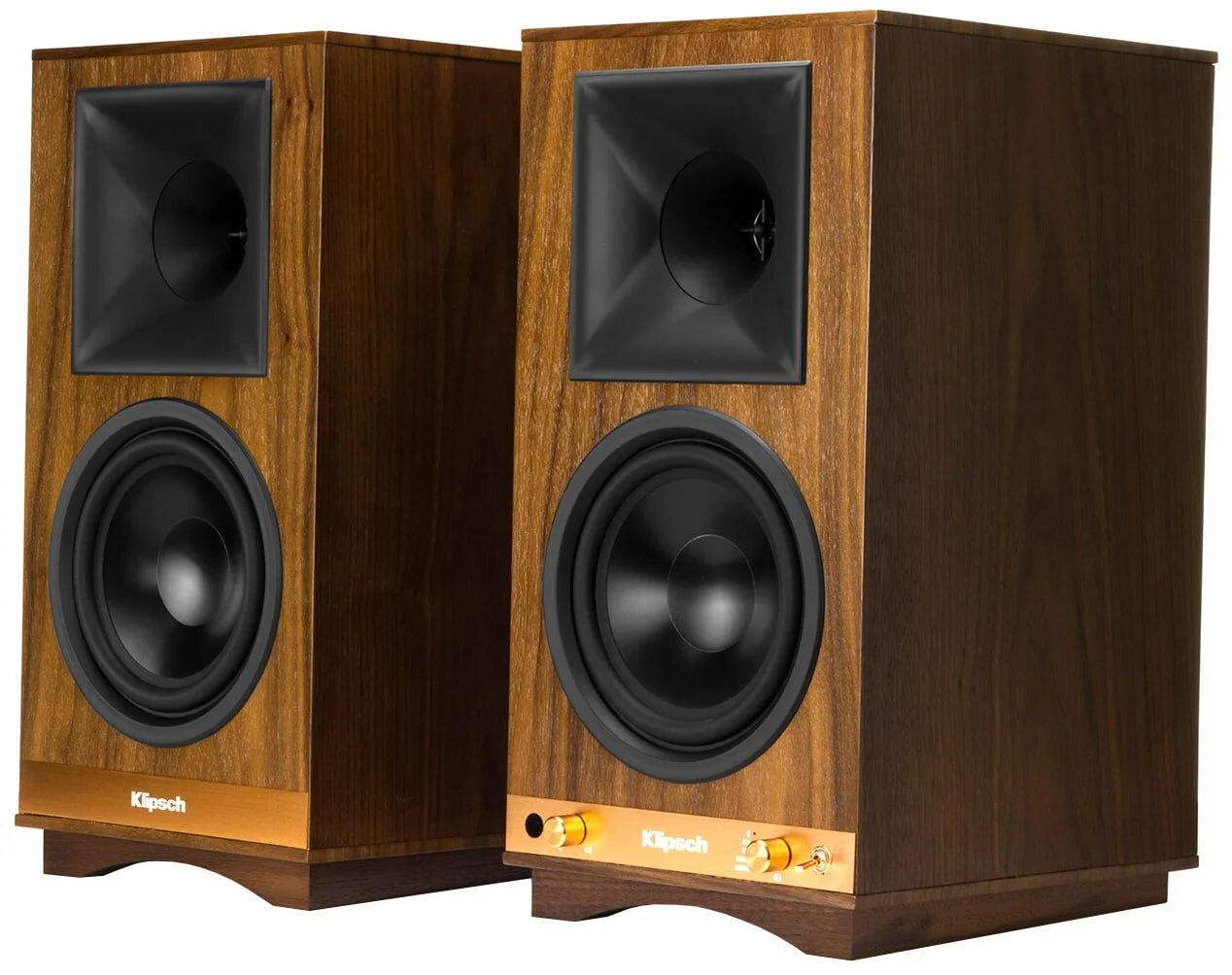 Полочная акустическая система Klipsch The Sixes 2 колонки walnut