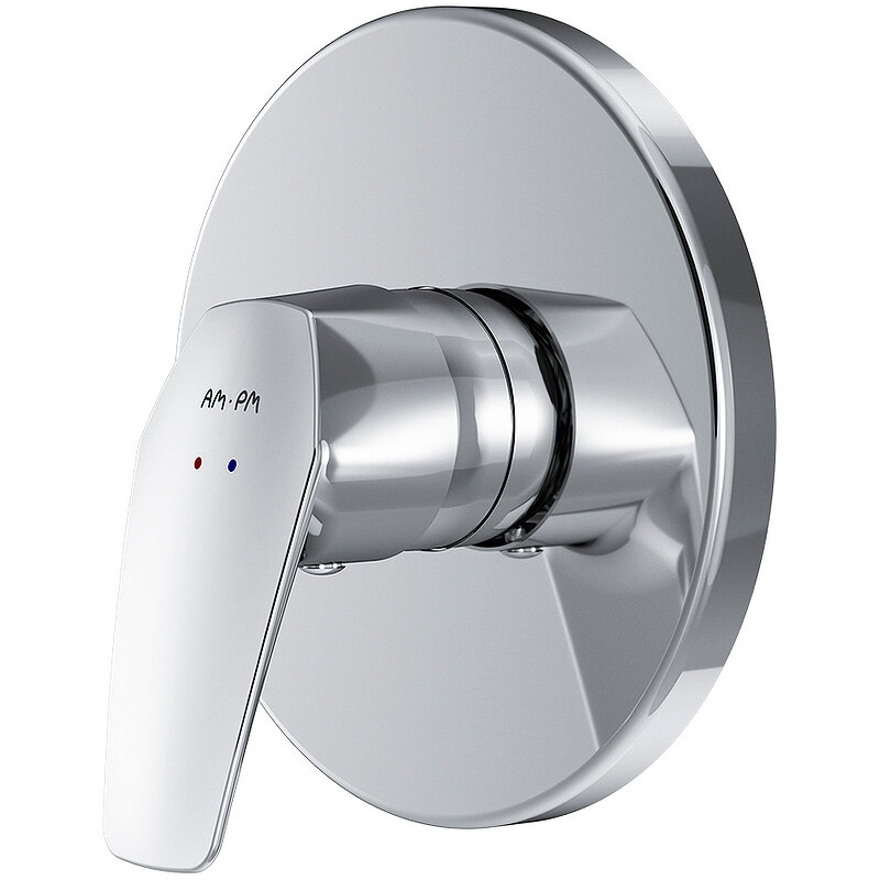 AM.PM F9075000 Gem, cмеситель д/душа монтируемый в стену, хром, шт.